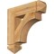 Ekena Millwork Westlake Arts & Crafts Rough Sawn Bracket, Western Red Cedar, 4"W x 18"D x 18"H BKT04X18X18WTL03RWR - alternate 1